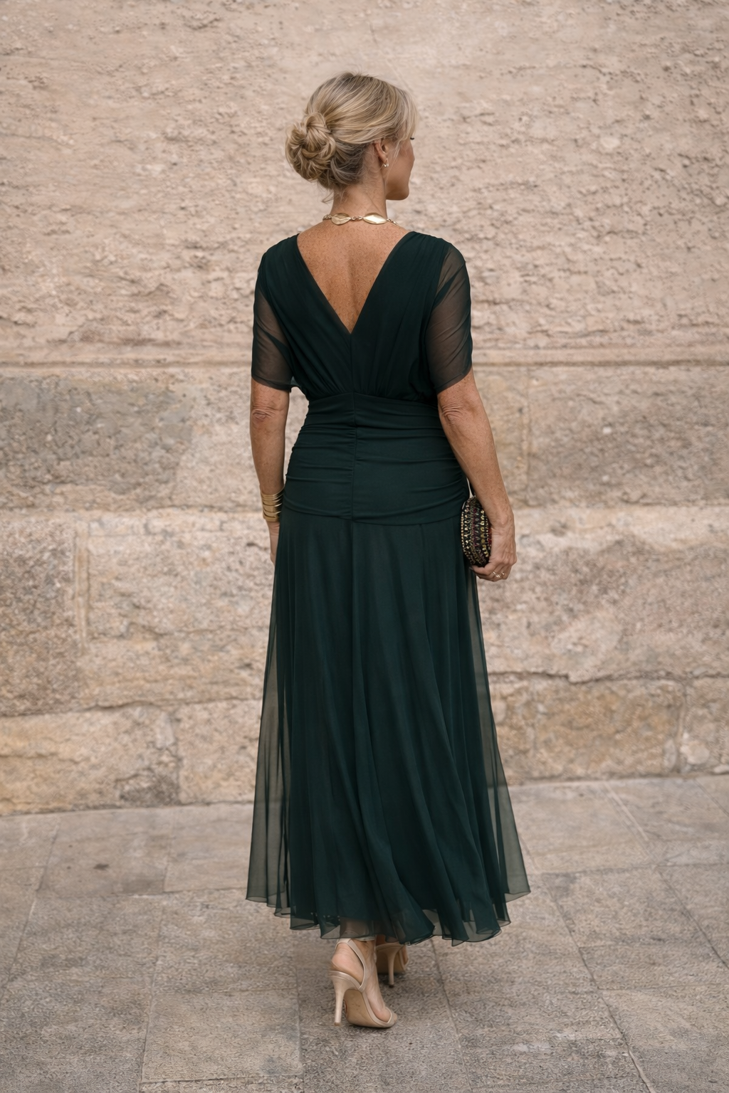 Marena™ | Elegant Maxi Dress with V-Neck