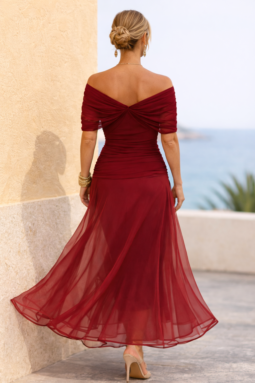 Marena™ | Elegant Maxi Dress with V-Neck