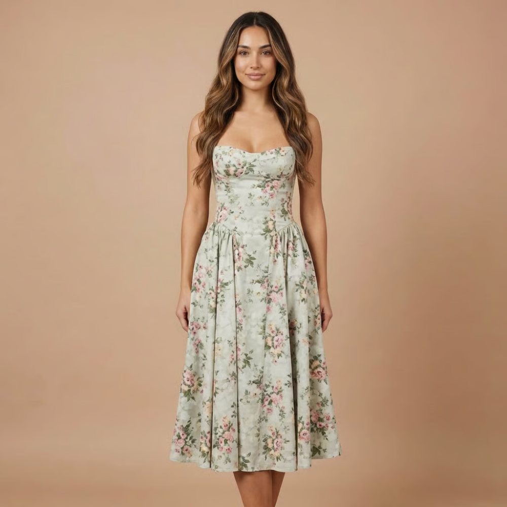 Creamy Floral / XL