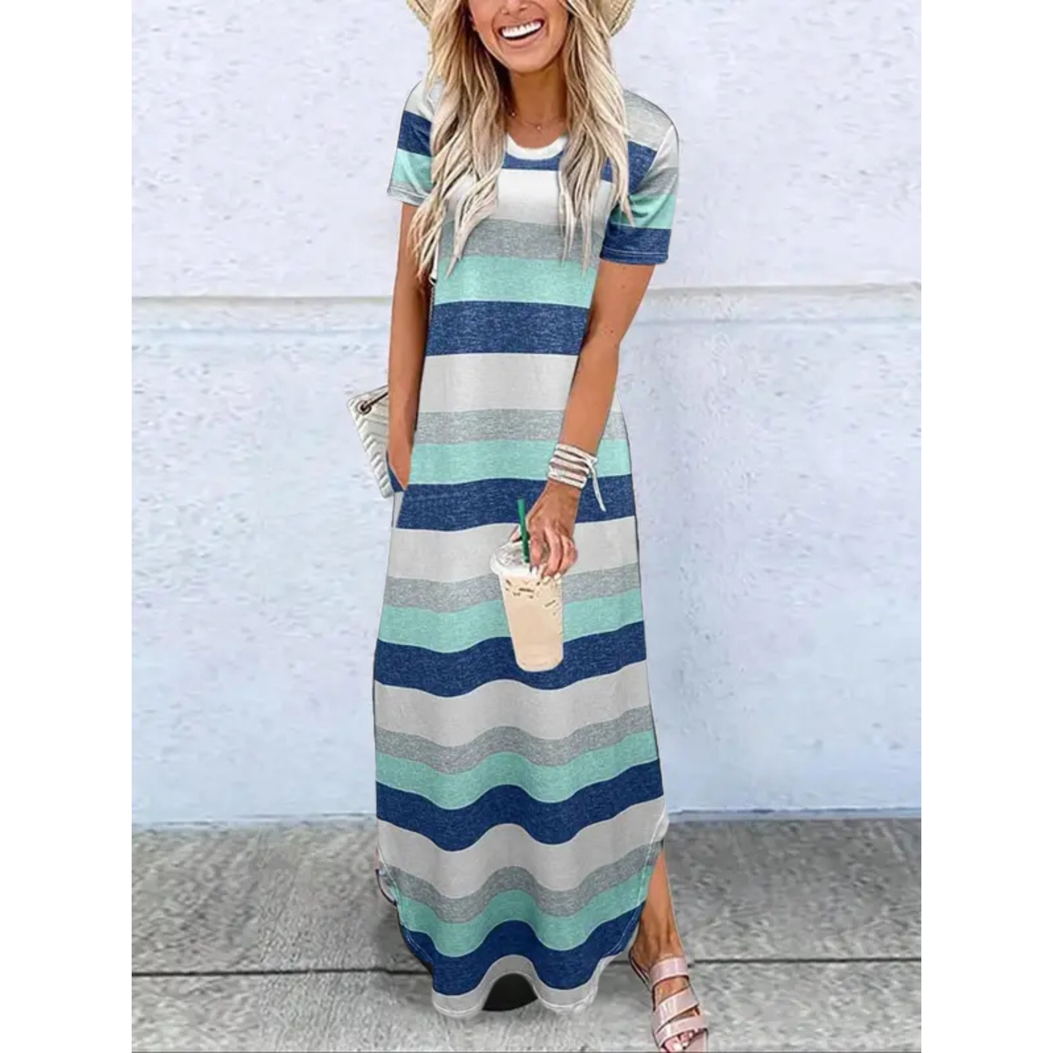 Green Striped / XL