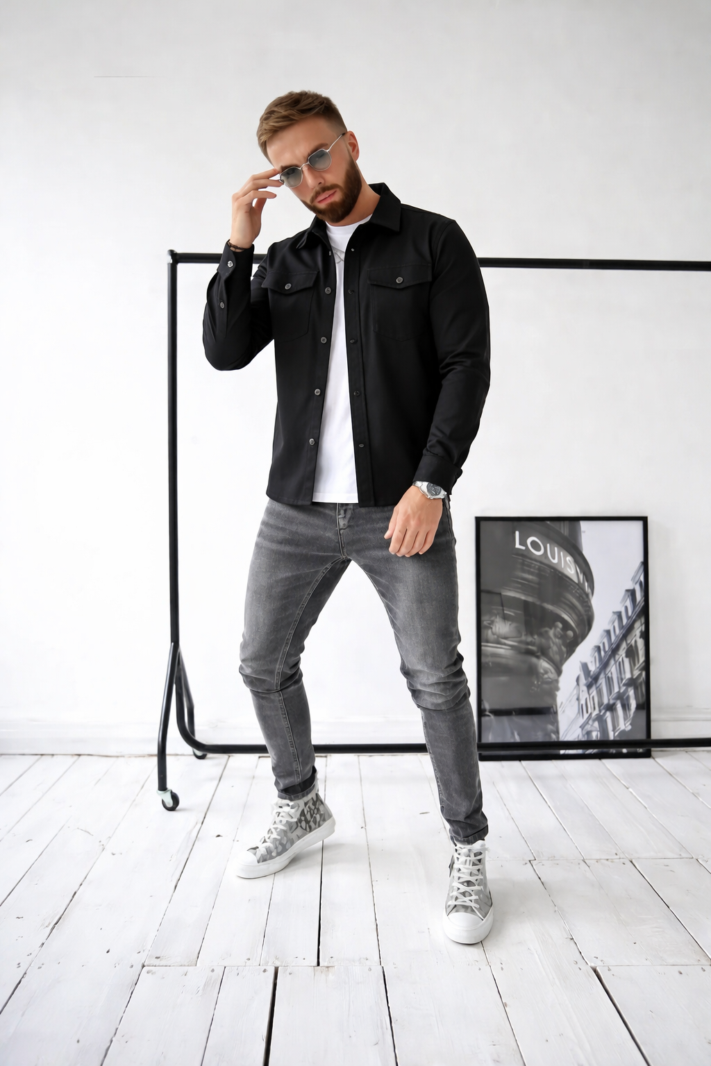 Fashion Individual Casual Men's Shirt