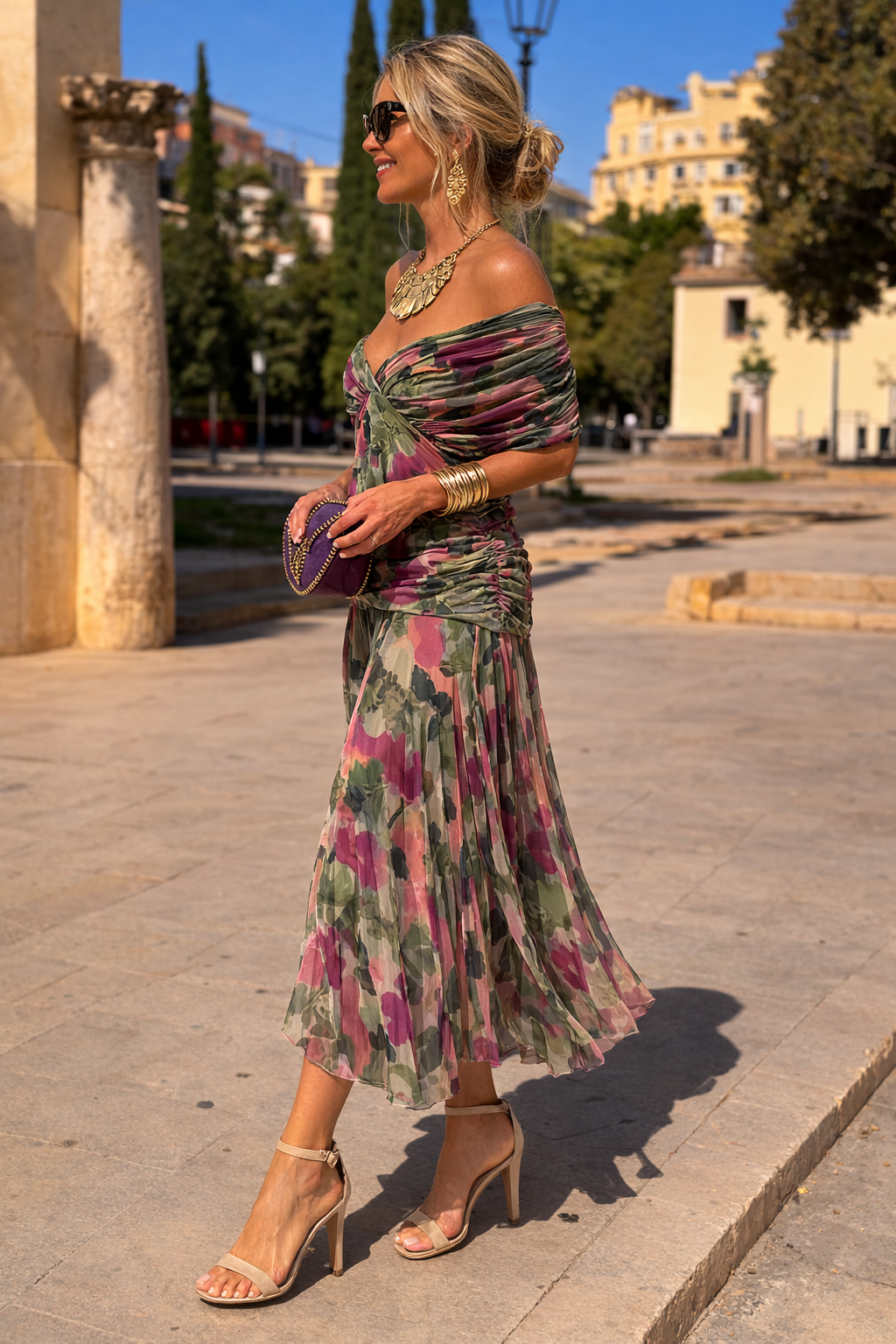 Marena™ | Elegant Maxi Dress with V-Neck