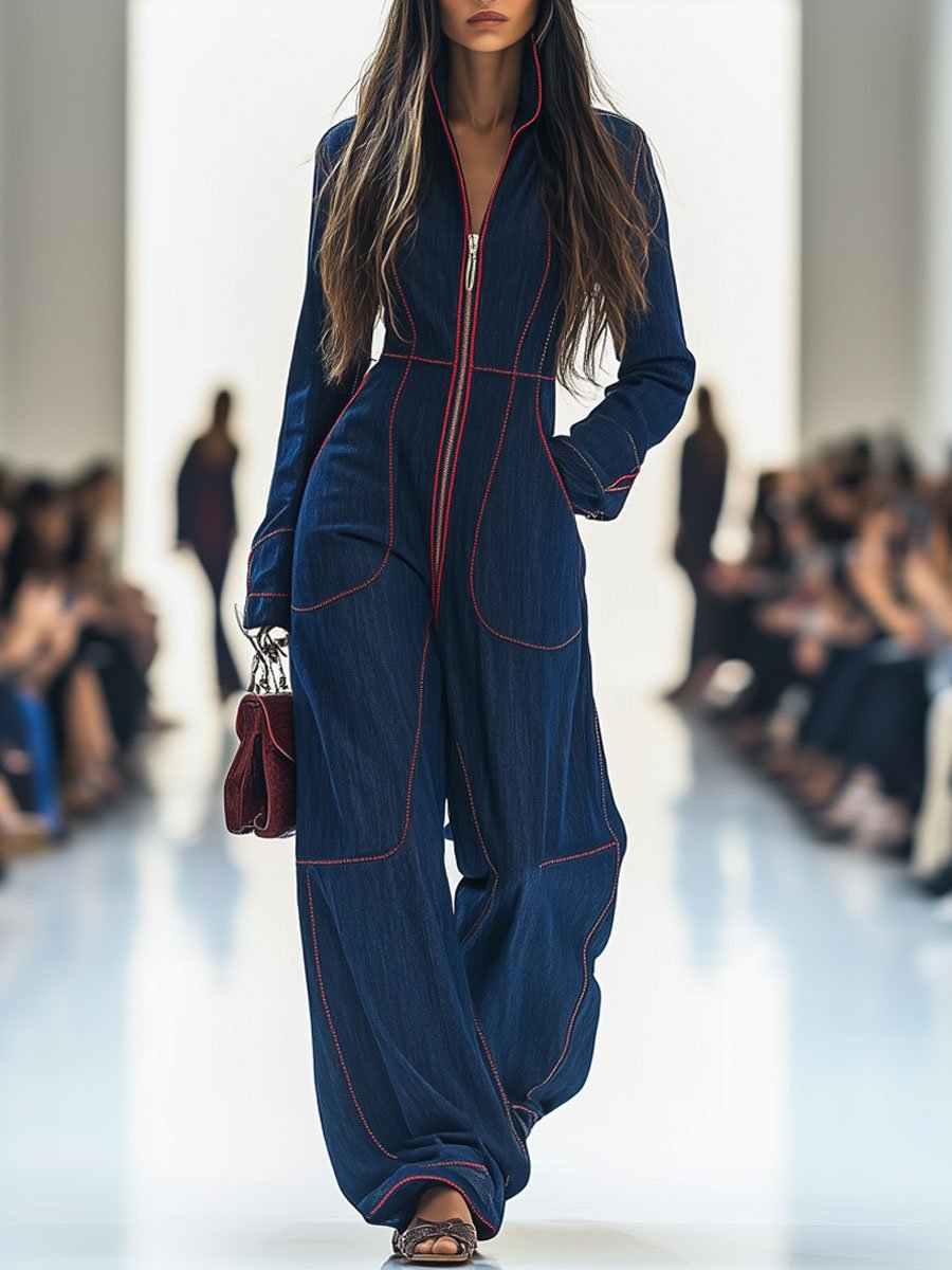 Jumpsuit / Dark Blue / 2XL