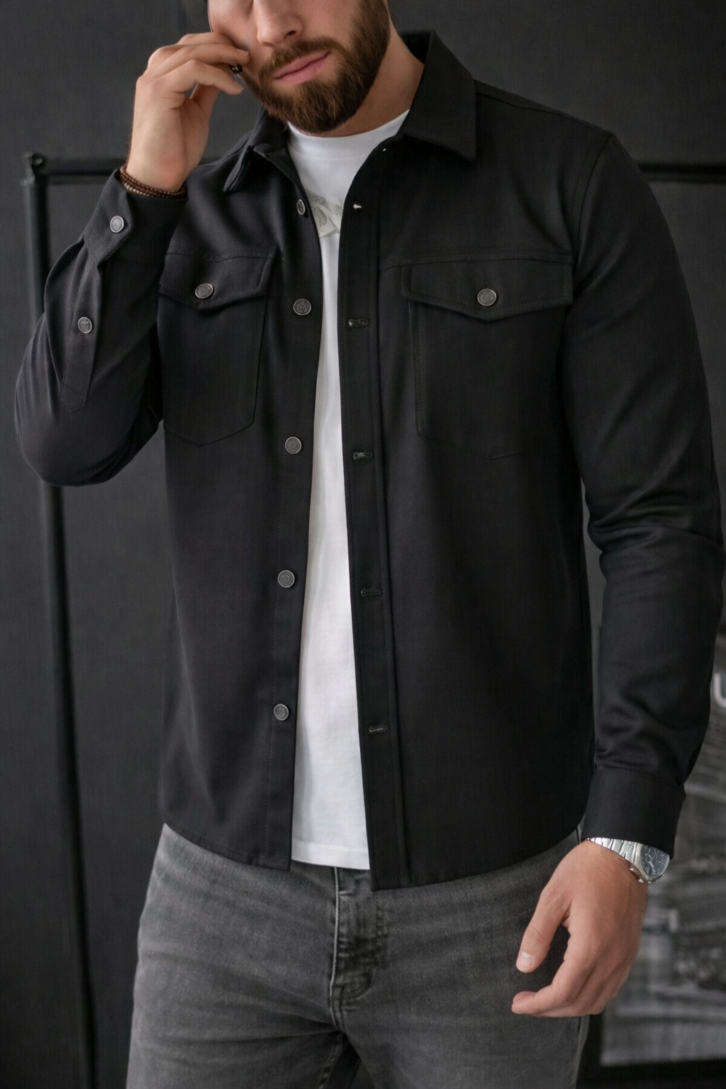 Fashion Individual Casual Men's Shirt