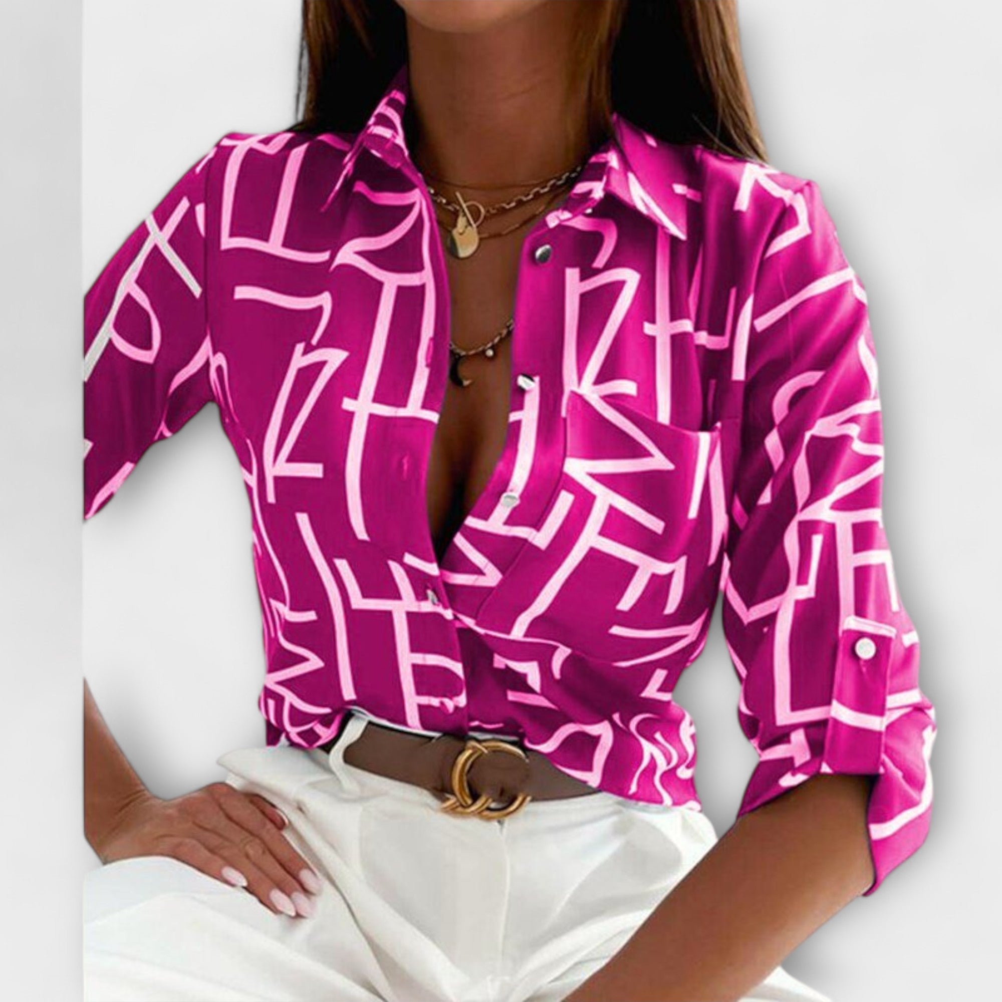 Purple and Red Letters / 2XL